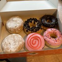 strawberry, oreo, chocolate and vanilla  at Dunkin' in Frankfurt