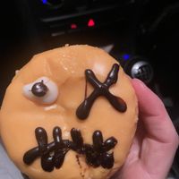 Vegan Halloween Donut 🍩 🎃 👻  at Dunkin' in Frankfurt