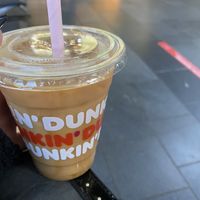 Iced Coffee Latte  at Dunkin' in Frankfurt