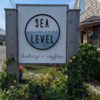 exterior at Sea Level Bakery + Coffee in Cannon Beach