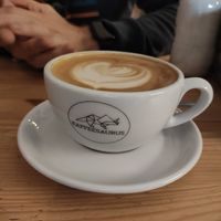 Cappuccino mit Hafer  at Kaffeesaurus in Cologne