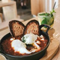 Shakshuka at Kaffeesaurus in Cologne