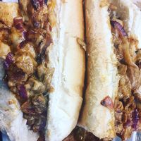 Seitan bbq sub at Eat at Jumbos in Somerville