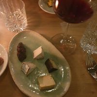 Vegan cheese plate at Beetle in Munich