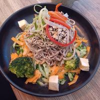 Soba pasta salad at Common Ground in North London