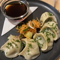 Vegan homemade dumplings  at Maxi's Warung Thai & Indo Food in Aljezur