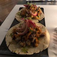 3 bean tacos at Cocktail Kitchen in Bridgetown