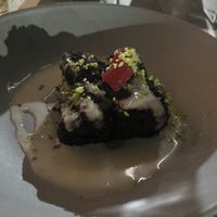 Vegan brownie  at Cocktail Kitchen in Bridgetown