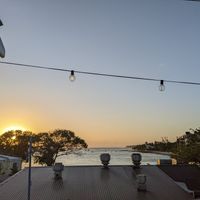 Beautiful view, cute string lights! at Cocktail Kitchen in Bridgetown