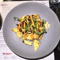 Roast breadfruit  at Cocktail Kitchen in Bridgetown