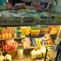 Lots of fruits and snacks at Sin Sin Fresh Fruit Juice - Yishun in North Singapore