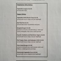 Menu from 24.08.2022 at The Freshwater Inn in Pembroke