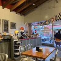 Entrance & order area  at Engfer Pizza Works in Santa Cruz