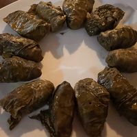 Dolmades (Stuffed Vine Leaves) - Really goood!!  at Stis Annas - Στης Αννας in Leros