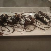 Dolce veg al cioccolato at Osteria l'Imbarco in Viareggio