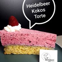 Heidelbeer Kokos Torte at Florian Cafe - Konditorei in Krieglach
