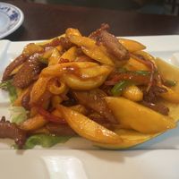 Mango chicken   at CoCo Lin Vegetarian House in Ridgewood