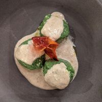 Spinach Dumplings at Taverna LaCarabaccia in Bibbona