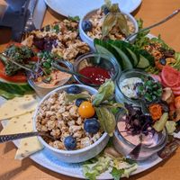 Vegan breakfast platter for two at Leni's in Aachen