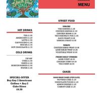 Menu. All dishes with Vegetable are vegan or can be made vegan. Ask for the vegetable wrap without mayo. Aloo chaat is also vegan. at The Authentic Asian Street Food Stall in Clitheroe
