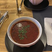 Beetroot soup at Wegeneracja in Opole