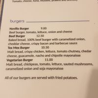 Burger is vegan at Bistro del Puerto in Lanzarote