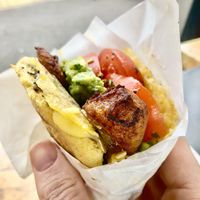 Arepas   at Escape to Freight Island in Manchester