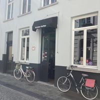 Front door  at Kottee Kaffee in Bruges