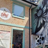 Outside at Sow Cake Lounge in Sao Paulo