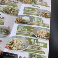 Menu   at Wok on Fire in Pforzheim