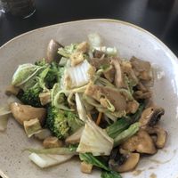 built your own (veg, tofu, seitan) ~11€  at Wok on Fire in Pforzheim