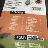 Built your own option   at Wok on Fire in Pforzheim