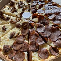 1/2 pepperoni and ?  at Pizza Twist in Pittsburgh