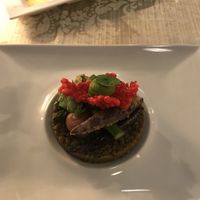 Lentil salad with roasted vegetables at Armazém do Sal in Funchal
