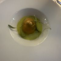 Sweet potato Amuse Bouche  at Armazém do Sal in Funchal