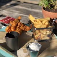 Vegan Fish&Chips at The Joiners Arms in Alnwick