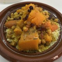 Vegetable couscouss  at Marrakech in Toledo
