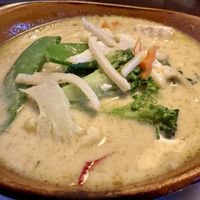 Green Thai Curry  at Krua Siam in Akureyri
