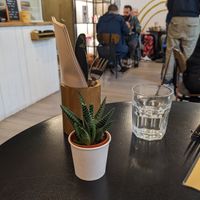 Café at Arvo Specialty Coffee (Guggenheim) in Bilbao