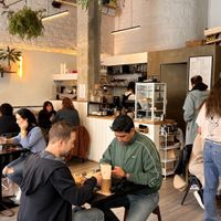 Inside  at Arvo Specialty Coffee (Guggenheim) in Bilbao