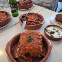 Vegan Moussakas, Tsatsiki,Fakes Salata 🥰 at Taverna Alpha in Frankfurt