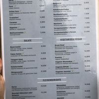 Clearly labeled vegan options!  at Taverna Alpha in Frankfurt