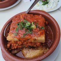 Vegan Tzatziki & Moussaka at Taverna Alpha in Frankfurt