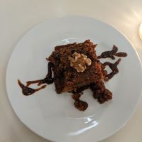 vegan cake at Taverna Alpha in Frankfurt