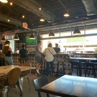 indoor bar and seating at Avocadish in Minneapolis