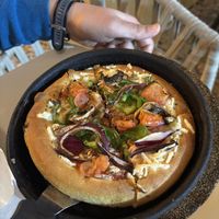 Iberian vegan- fluffy crust  at Pizza Hut in Funchal