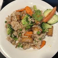 Thai Fried Rice (vegan option)  at Cashew Thai Cuisine in Seattle
