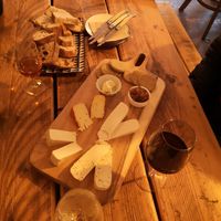 Vegan cheese platter, sharing at The Walrus & Corckscrew in Inverness