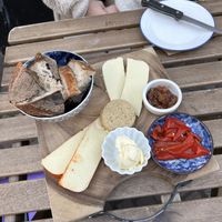 Vegan cheese platter  at The Walrus & Corckscrew in Inverness