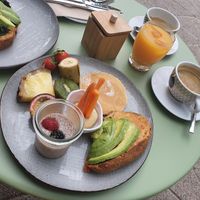 Vegan breakfast at Cafe Dolce Vita in Mallorca